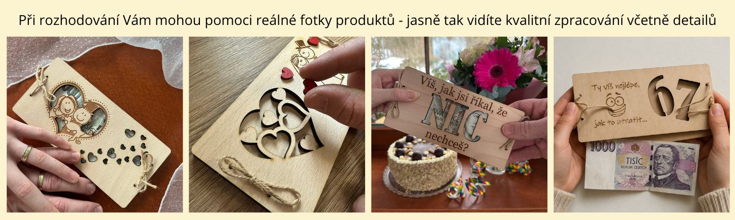 Originální přání české výroby s originálními motivy